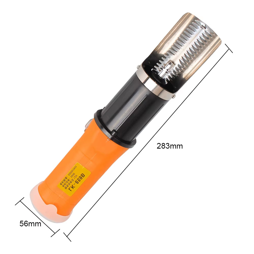 Seafood Tools 6000 RPM Fish Scale Planer Fishing Scalers Scraper EU Plug Electric Fish Scaler Cordless Fish Remover Cleaner