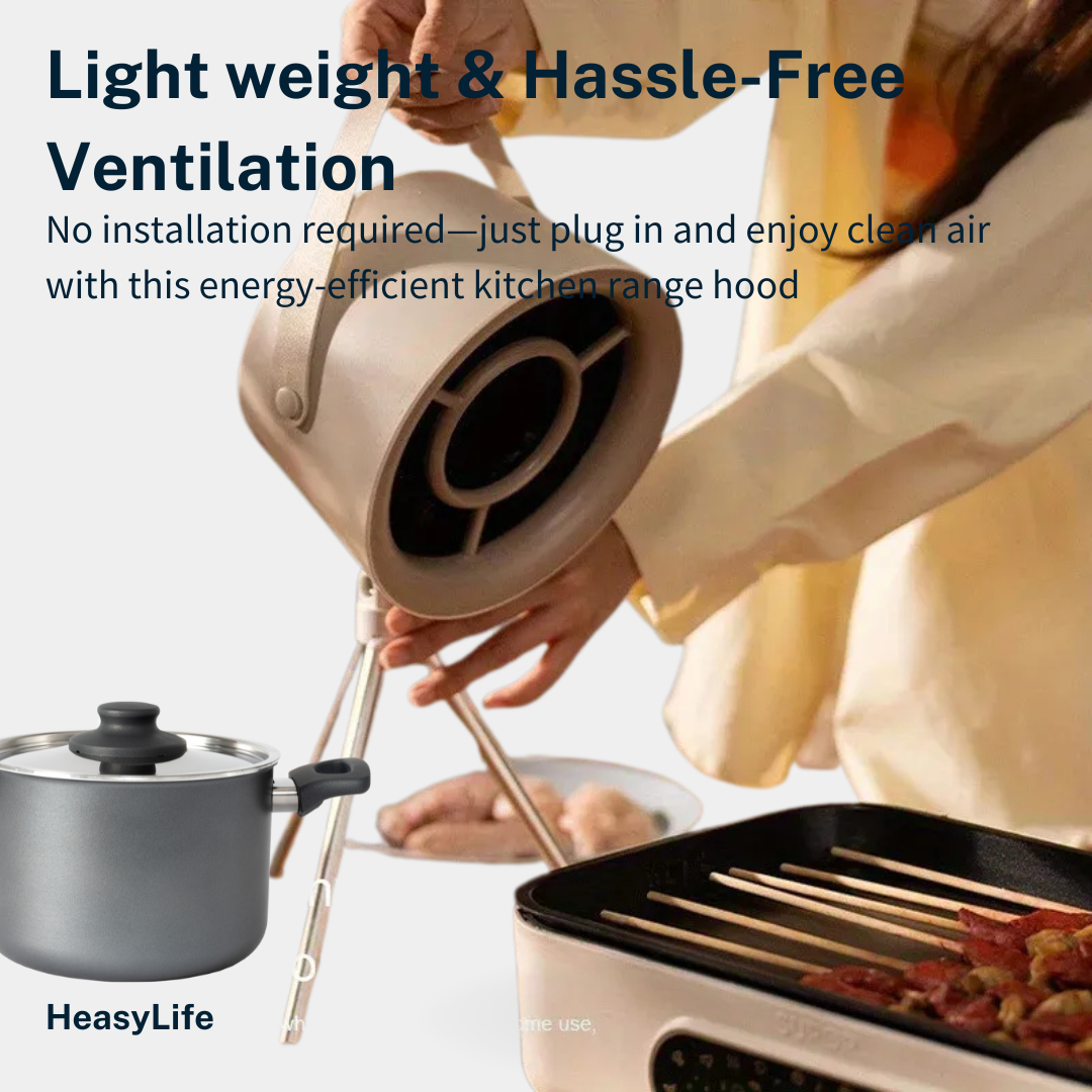 Electric Desktop USB kitchen Range Hood Portable Smoke filter