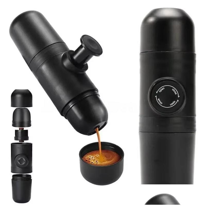 Hand Pressure Manual Mini Espresso Capsule Coffee Machine Cup Portable Espresso Mini Coffee Maker for Travel